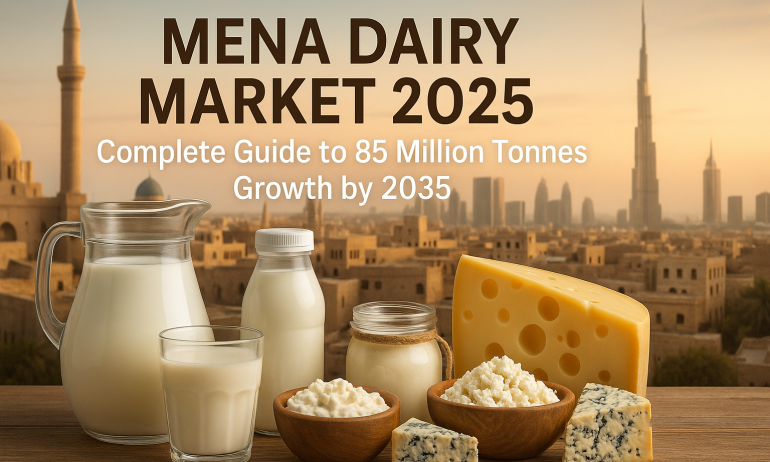 MENA Dairy Market 2025: Complete Guide to 85 Million Tonnes Growth by 2035 | Middle East North Africa Dairy Industry Analysis